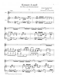 Konzert in a-moll für Oboe und Streichorchester im Alle Noten Shop kaufen