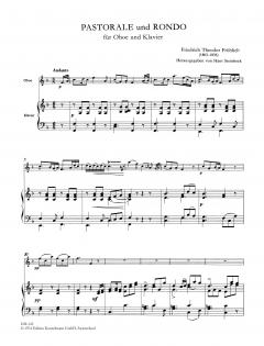 Pastorale und Rondo von Friedrich Theodor Fröhlich für Oboe und Klavier im Alle Noten Shop kaufen