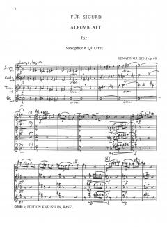 Albumblatt op. 60 von Renato Grisoni 