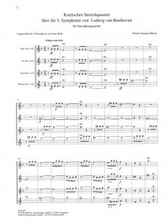 Komisches Streichquartett von Werner Thomas-Mifune 