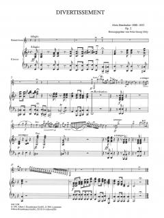 Divertissement op. 2 von A. Beerhalter für Bassetthorn und Klavier im Alle Noten Shop kaufen