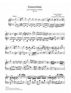 Konzert op. 25 für 2 Klarinetten von François Devienne 