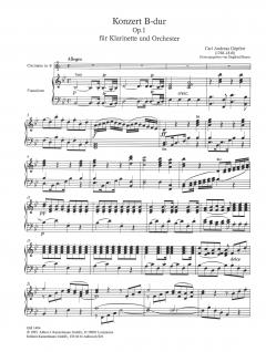 Konzert B-dur op. 1 von Karl Andreas Göpfert für Klarinette im Alle Noten Shop kaufen