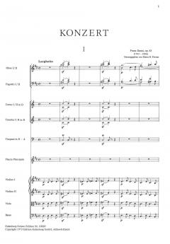 Konzert Nr. 4 D-Dur op. 43 von Franz Danzi für Flöte und Orchester im Alle Noten Shop kaufen (Partitur)