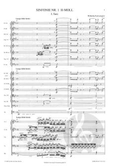 Sinfonie Nr. 1 h-moll von Wilhelm Furtwängler 