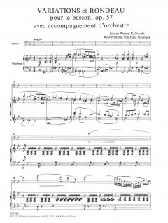 Variationen und Rondo für Fagott und Orchester (Steinbeck) (Johannes Wenzeslaus Kalliwoda) 