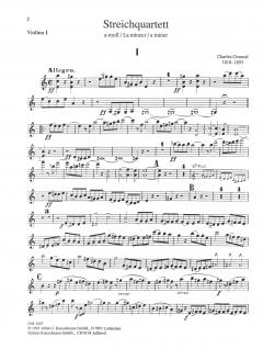 Streichquartett a-moll von Charles Gounod im Alle Noten Shop kaufen