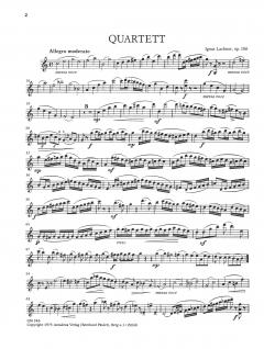 Quartett C-dur op. 106 von Ignaz Lachner für 3 Violinen und Viola im Alle Noten Shop kaufen