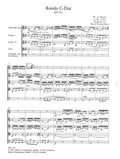 Rondo C-Dur KV 373 von Wolfgang Amadeus Mozart für Violoncello-Solo und Streicher im Alle Noten Shop kaufen
