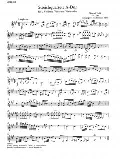 Streichquartett A-dur von Vaclav Pichl im Alle Noten Shop kaufen