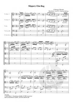 3 Ragtimes 1 für Streichquartett oder -quintett oder Streichorchester im Alle Noten Shop kaufen