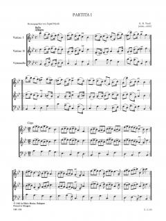 Kleine Suiten für 3 Melodieinstrumente (Giovanni Battista Vitali) 