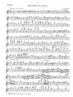 Quintett, op. 67/2 e-moll (Franz Danzi) 