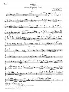 Zwei Trios C-dur, F-dur op. 61/1-2 von François Devienne für Klarinette in C und Fagott im Alle Noten Shop kaufen