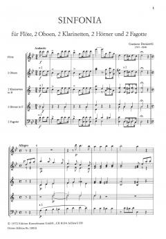 Sinfonia für Bläser g-Moll (Gaetano Donizetti) 