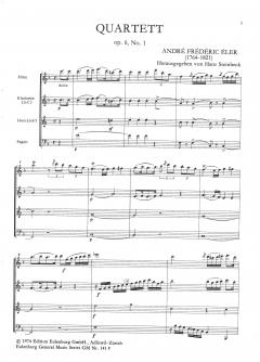 Quartett op. 6/1 (Andre Frederic Eler) 