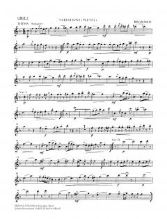 Variationen F-dur (Pleyel) von Franz Vincenz Krommer für 2 Oboen und Englischhorn im Alle Noten Shop kaufen (Stimmensatz)