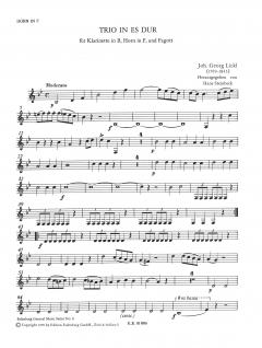 Trio für Klarinette in B, Horn in F und Fagott 
