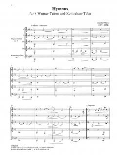 Hymnus von Marks für 4 Wagner-Tuben und Kontrabass-Tuba im Alle Noten Shop kaufen