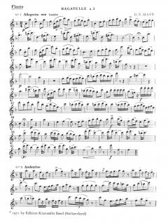 12 Bagatellen à 3 von Johann Simon Mayr für Flöte, Klarinette und Fagott im Alle Noten Shop kaufen