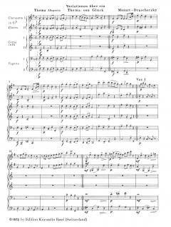 Variationen über KV 455 'Unser dummer Pöbel' (Wolfgang Amadeus Mozart) 