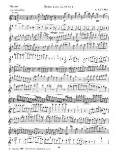Quintette G-dur op. 88/3 (Anton Reicha) 