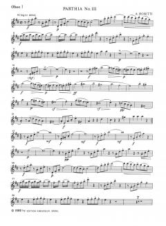 Parthia Nr.3 D-Dur (Franz Anton Rösler) 