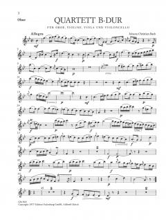 Quartett von Johann Christian Bach 