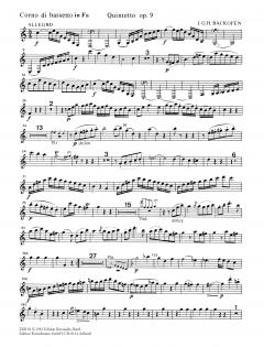 Quintett op. 9 (Johann Georg Heinrich Backofen) 
