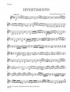 Quartett für Flöte, Horn, Violine u. Viola 