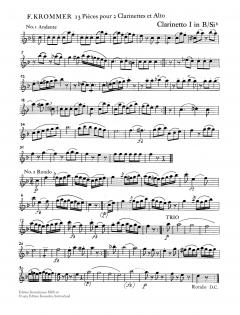 13 Stücke op. 47 für 2 Klarinetten und Viola (Frantisek Kramár) 