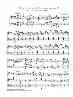 Varianten zur Cavatine der Rosina von Gioachino Rossini 