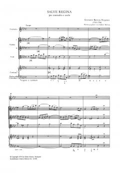 Salve Regina von Giovanni Battista Pergolesi für Alt und Streichorchester im Alle Noten Shop kaufen (Partitur)