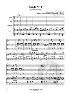 3 Rondos von Johann Wilhelm Wilms 