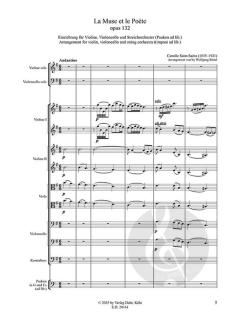 La Muse et le Poète op. 132 von Camille Saint-Saëns 