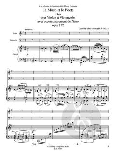 La Muse et le Poète op. 132 von Camille Saint-Saëns 