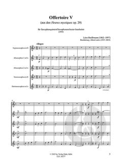 Offertoire V aus "Heures mystiques" op. 29 von Léon Boellmann 