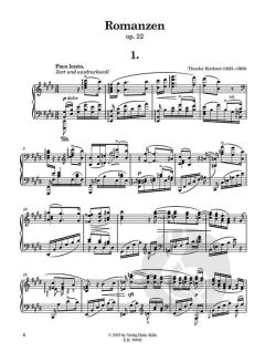 Romanzen op. 22 von Theodor Kirchner 