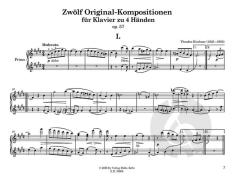 12 Originalkompositionen op. 57 von Theodor Kirchner 