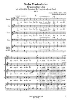6 Marienlieder op. 93 von Ferdinand Hiller 