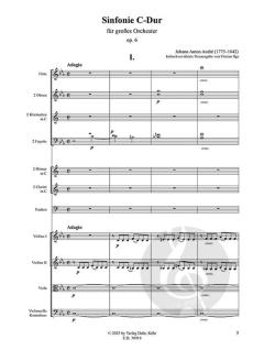 Sinfonie C-Dur op. 6 von Johann Anton André 