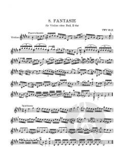 12 Fantasien für Violine ohne Bass von Georg Philipp Telemann im Alle Noten Shop kaufen