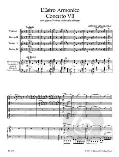 Concerto 9 aus L'Estro armonico op. 3/9 von Antonio Vivaldi (Download) 