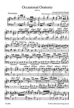 Occasional Oratorio HWV 62 (Georg Friedrich Händel) 