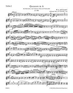Quintett für Klarinette und Streichinstrumente KV 581 (W.A. Mozart) 