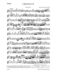 13 frühe Streichquartette Heft 1 von Wolfgang Amadeus Mozart (Download) 