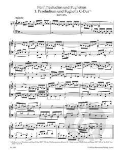 Präludien und Fughetten von Johann Sebastian Bach 