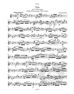 Sämtliche Streichtrios von Franz Schubert (Download) 