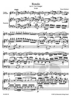 Rondo für Violine und Streicher A-Dur D 438 von Franz Schubert im Alle Noten Shop kaufen