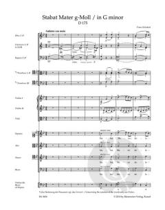 Stabat Mater g-Moll D 175 von Franz Schubert 